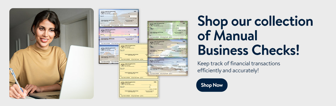 Business Manual Checks - Shop Now